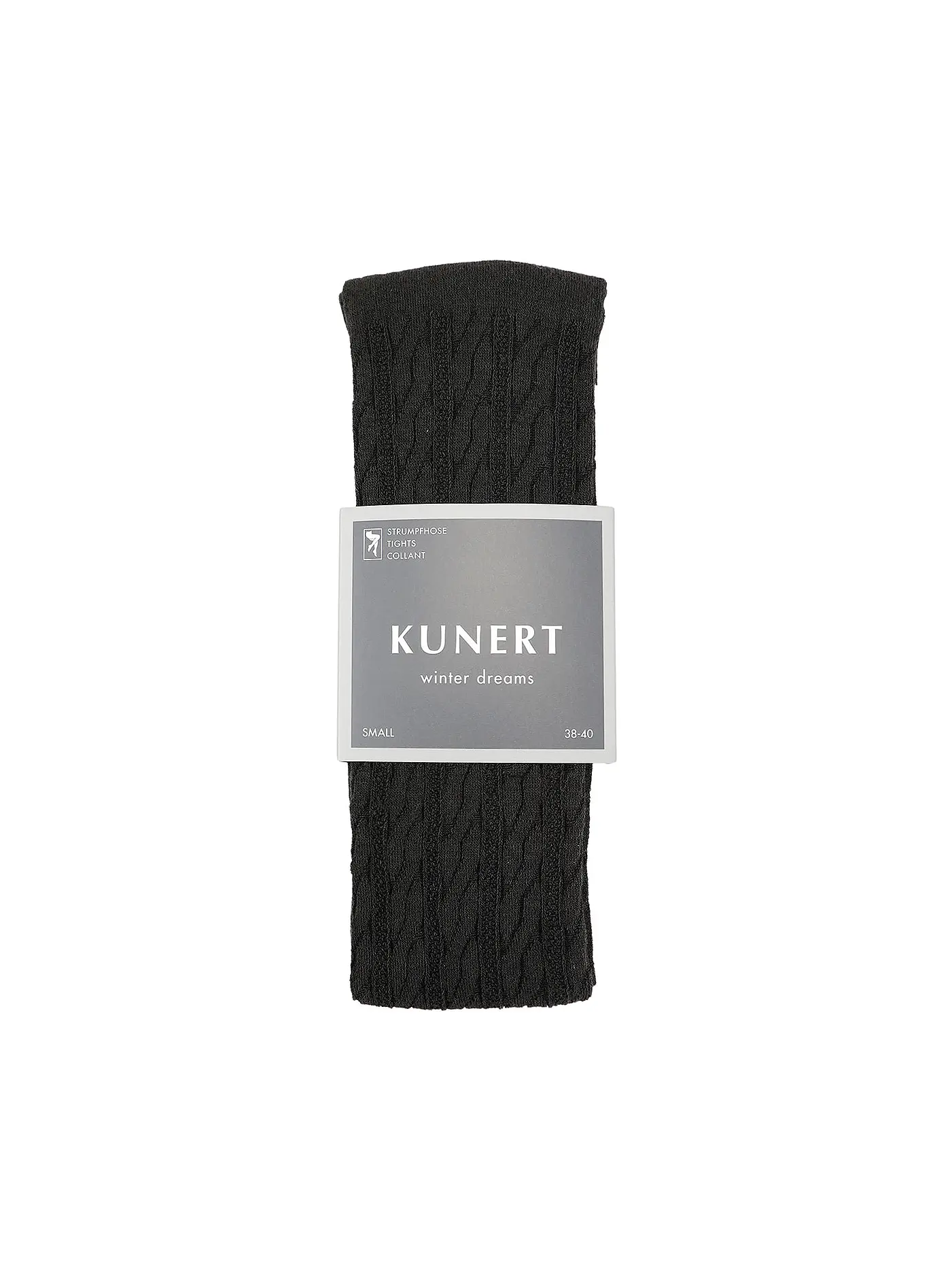 KUNERT | Strickstrumpfhose WINTER DREAMS anthrazitmel | grau